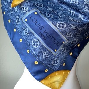 Louis Vuitton Trunk Silk Scarf